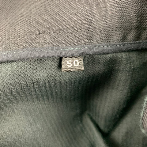 VIKTOR & ROLF Size 34 Black Wool Zip Fly Dress Pants