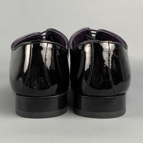 TO BOOT NY Size 8 Black Leather Lace Up Shoes