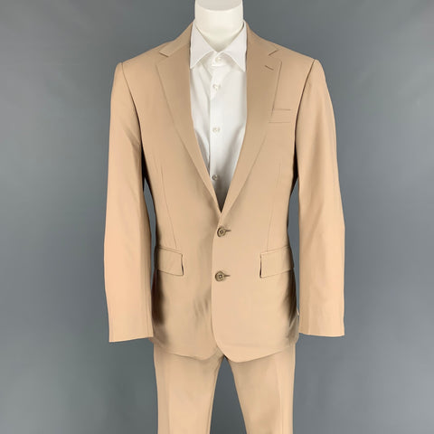 RALPH LAUREN Black Label Size 38 Beige Wool Notch Lapel Suit