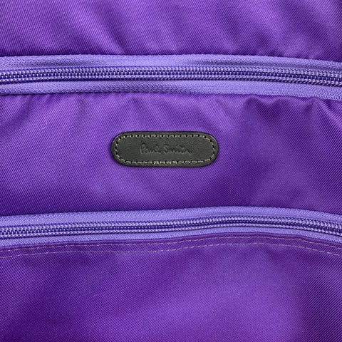 PAUL SMITH Black Herringbone Nylon Garment Bag