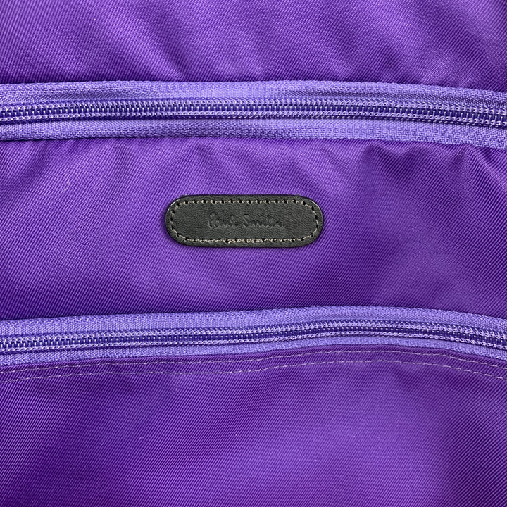 PAUL SMITH Black Herringbone Nylon Garment Bag