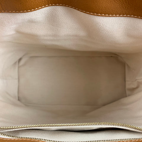 MARC JACOBS Tan Quilted Beige Leather Tote Handbag
