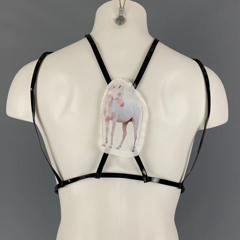 MELITTA BAUMEISTER Size L Black Faux patent leather Harness