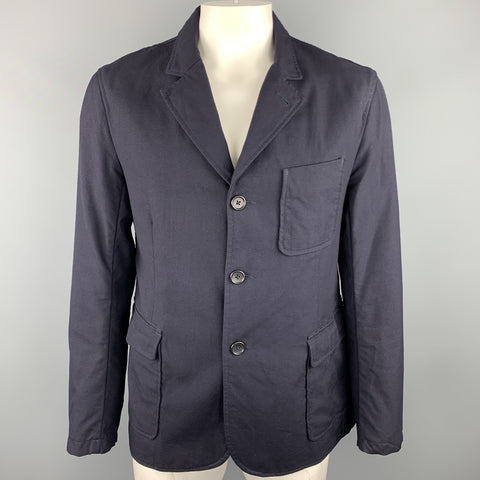 ENGINEERED GARMENTS Size 44 Navy Wool Notch Lapel Sport Coat