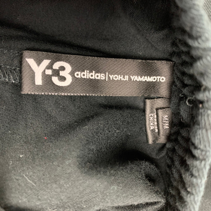 Y-3 by YOHJI YAMAMOTOSize M Black Cotton Drop-Crotch Casual Pants