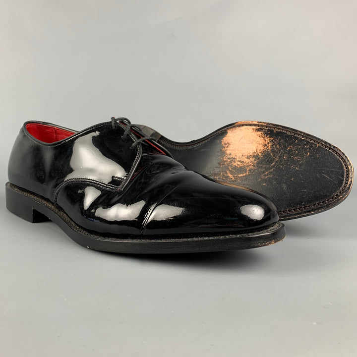 ALLEN EDMONDS Spencer Size 11.5 Black Leather Lace Up Shoes