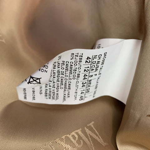 MAX MARA Chaqueta acampanada en mezcla de pelo de camello talla 12