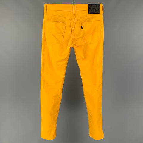 LEVI'S Size 30 Yellow Cotton Slim Jeans