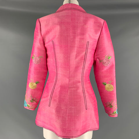 MAX NUGUS Chaqueta Bordada Multicolor Rosa Talla M