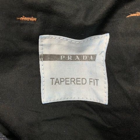 PRADA Size 33 Blue Cotton Slim Jeans