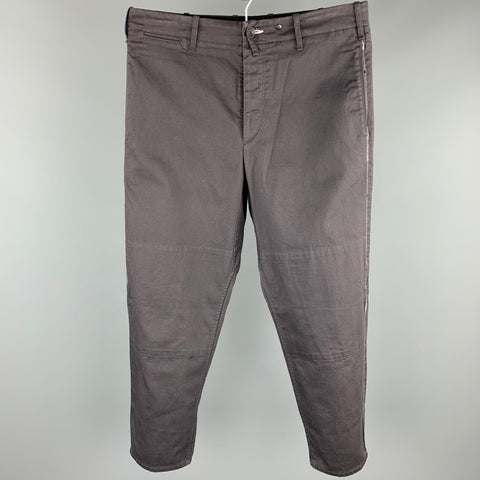 RAG & BONE Size 32 Black Cotton Button Fly Casual Pants