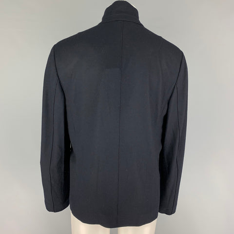 RAG & BONE Size L Black Wool Buttoned Jacket