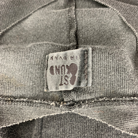 LOST &amp; FOUND Camiseta de algodón desgastada gris talla S