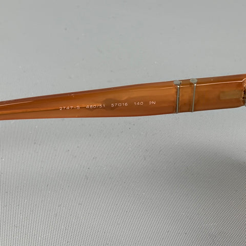 PERSOL Beige Acetate Sunglasses