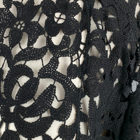 CHANEL Size M Black Single Button Jacket