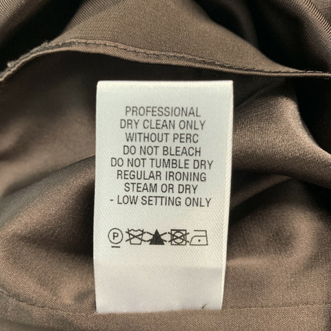 MONSE Taille 2 Robe en mélange de polyester marron
