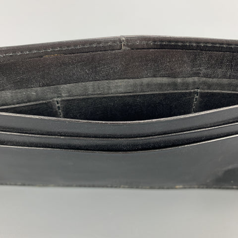 PICKETT Black Leather Card Case Wallet