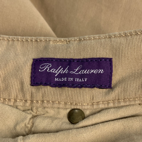 RALPH LAUREN Size 29 Beige Cotton Casual Pants
