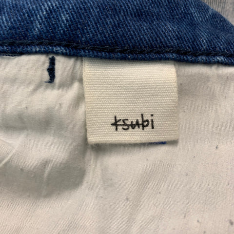 KSUBI Size 31 Blue Distressed Cotton Elastane Jeans