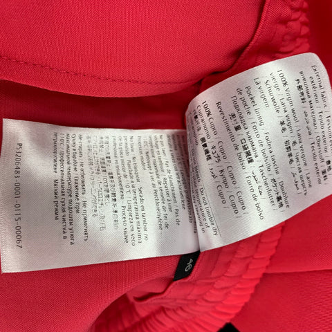 VALENTINO Size 30 Coral Wool Elastic Waistband Casual Pants