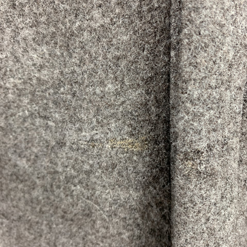 DANIEL CLEARY Size L Taupe Textured Wool Hidden Snaps Long Sleeve Shirt