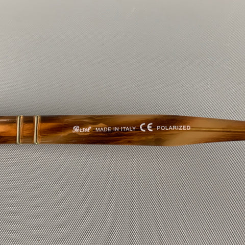 PERSOL Tan Acetate Rectangle Frames