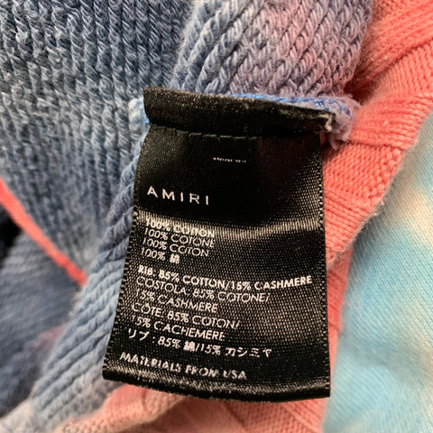 AMIRI Size S Multi-Color Tie Dye Cotton Hoodie Sweatshirt