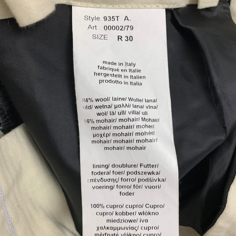 PAUL SMITH Size 30 Black Wool Tuxedo Dress Pants