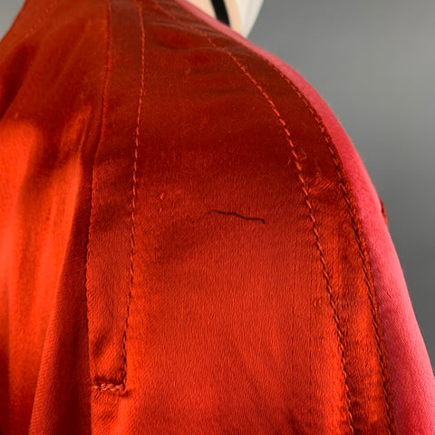 HAIDER ACKERMANN Taille M Veste Bomber Patchwork Orange