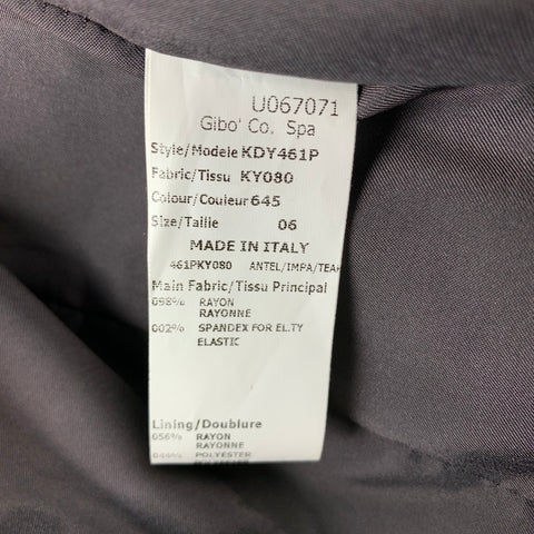 MICHAEL KORS Taille 6 Robe droite en rayonne à imprimé léopard marron
