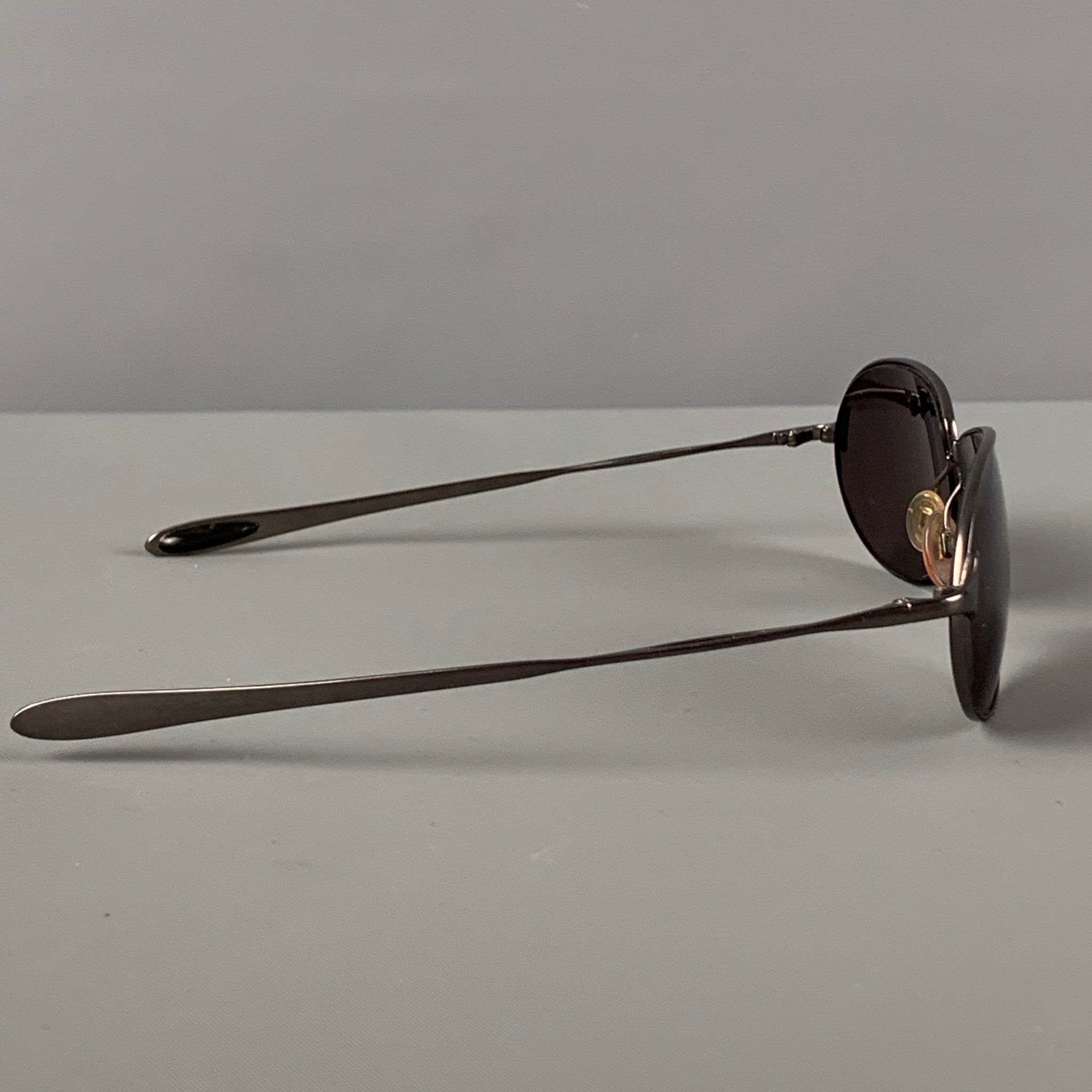 OLIVER PEOPLES Gray Metal 130 Whistle Sunglasses – Sui Generis
