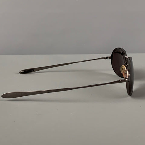 OLIVER PEOPLES Gray Metal 130 Whistle Sunglasses