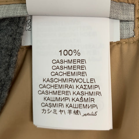 BRUNELLO CUCINELLI Size 46 Grey Cashmere Zip Snaps Jacket