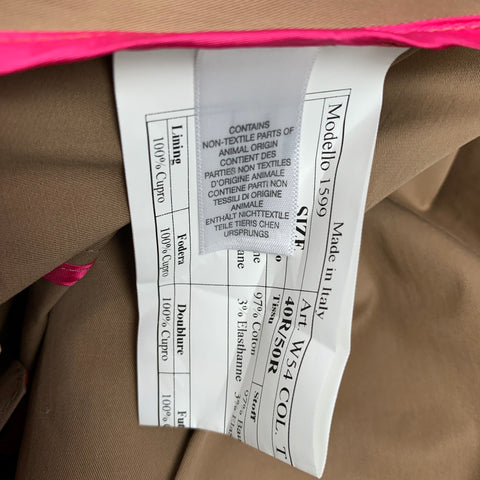 PAUL SMITH Soho Fit Size 40 Regular Tan Cotton Notch Lapel Sport Coat