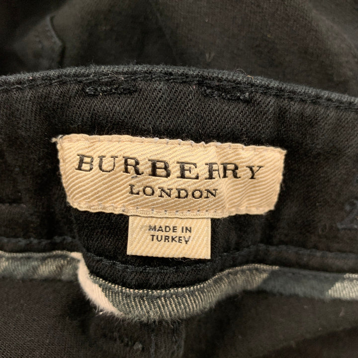 BURBERRY LONDON Size 29 Black Skinny Jeans