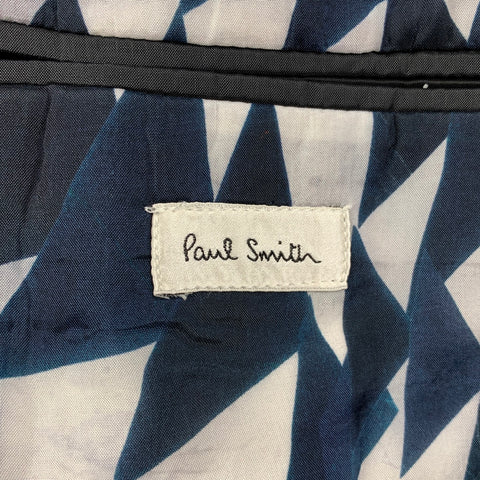 PAUL SMITH Size 38 Teal Wool Notch Lapel Sport Coat
