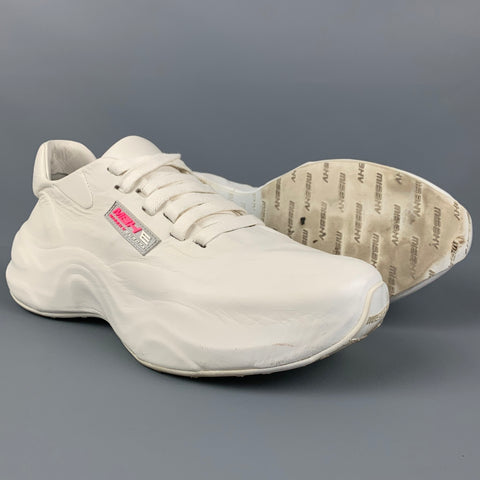 MISBHV Eurpoa Moon Size 8 White Leather Sneakers