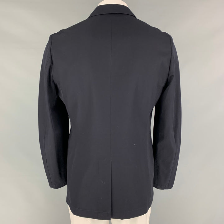 COMME des GARCONS HOMME PLUS EVERGREEN Size L Navy Studded Wool Sport Coat