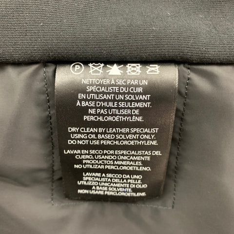 MACKAGE Size L Black Polyester Hoodie Jacket