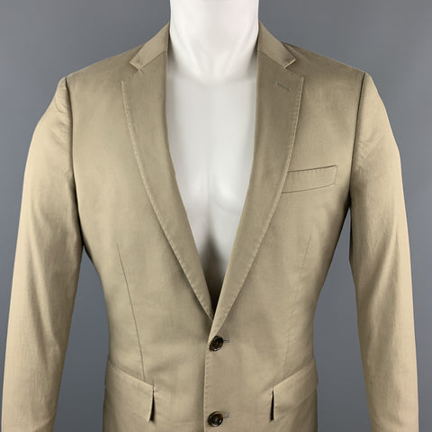 J. CREW Ludlow 38 Regular Khaki Cotton Suit
