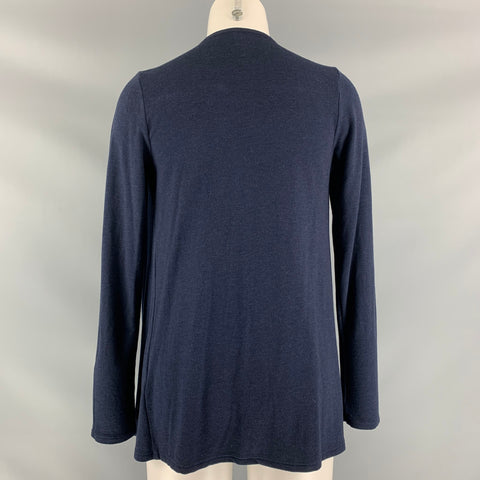 VELVET Cárdigan de mezcla de rayón azul marino talla S