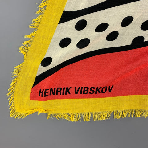 HENRIK VIBSKOV Multi-Color Print Scarf