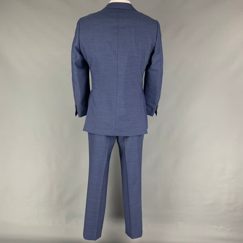 SUITSUPPLY Size 44 Blue Wool Notch Lapel Suit