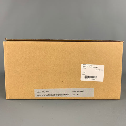 HENDER SCHEME MIP-06 Size 10.5 Natural Vachetta Leather High Top Sneakers