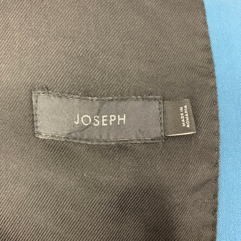 JOSEPH Size 38 Teal Polyester Blend Notch Lapel Sport Coat