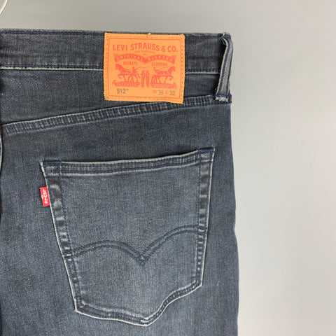 LEVI'S Size 36 Blue Washed Slim Jeans