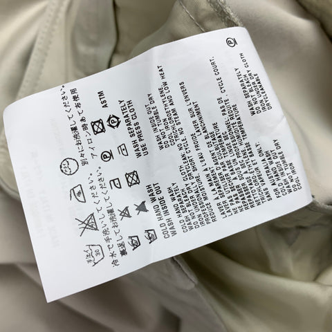MIU MIU Size 2 Beige Cotton Blend Narrow Leg Dress Pants