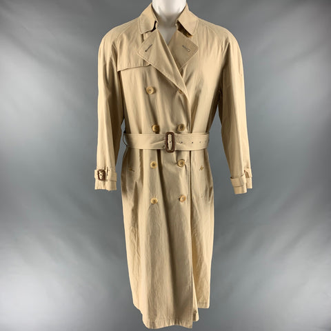 BURBERRY LONDON Taille M Trench-coat en coton et polyester uni kaki