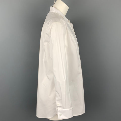 RALPH LAUREN Purple Label Taille 12 Chemise de smoking en coton blanc