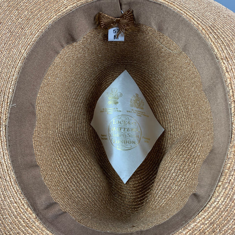 LOCK & CO HATTERS Size M Tan Straw Hats